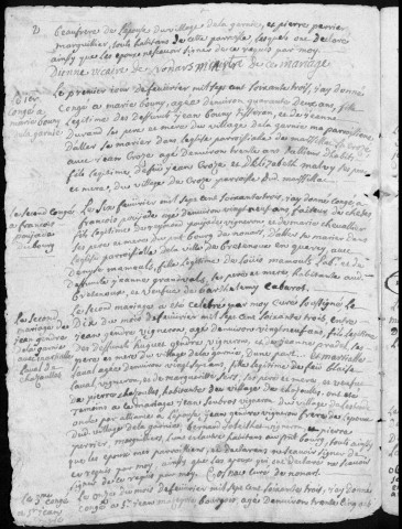 Baptêmes, mariages, sépultures (1763-1772)