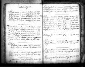 Tables décennales des mariages (1813-1822)