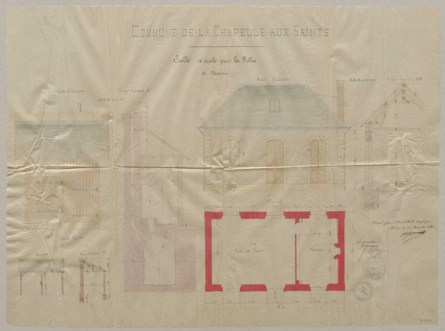 Maison d'école.