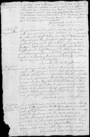 Baptêmes, mariages, sépultures (1733-1742)