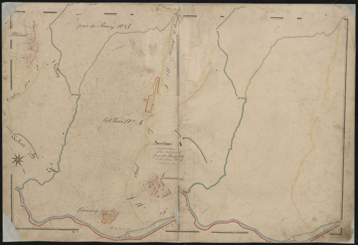 Sections A3-A4 de près du Bourg et des Claux