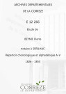 Répertoire chronologique et alphabétique A-V