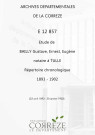 Répertoire chronologique : 22 avril 1893-30 janvier 1902