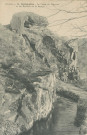 Aubazine : "Corrèze - 19 - Aubazine - le canal du Cogroux et les rochers de la rampe".