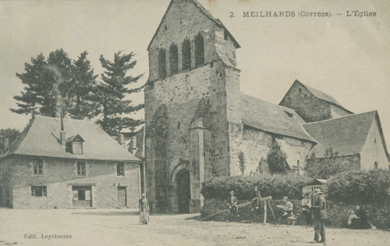 Meilhards : "2. Meilhards (Corrèze) - L'église".