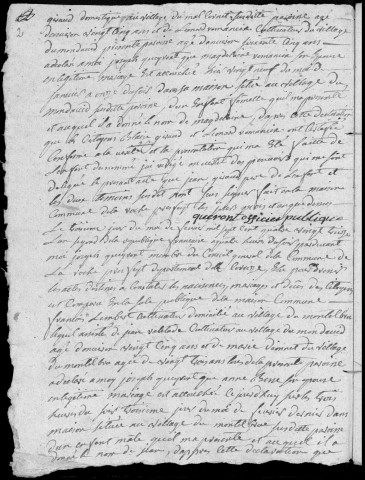 Naissances, mariages, décès (1793-1802)