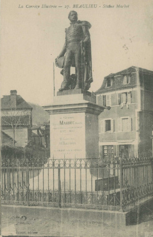 Beaulieu-sur-Dordogne : "La Corrèze illustrée - 27. - Beaulieu - Statue Marbot".