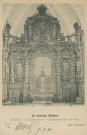 Naves : "La Corrèze illustrée - Naves. - Le maître-autel - Chef-d'oeuvre du XVIIe siècle".