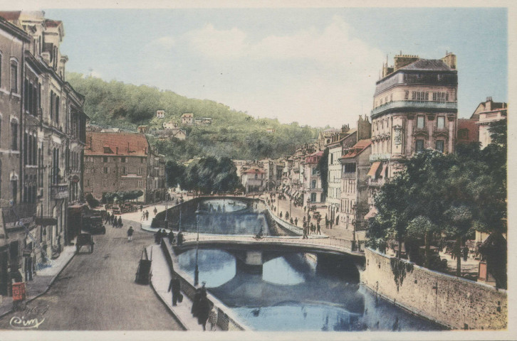 Tulle : "Tulle (Corrèze) - Vue sur les quais".