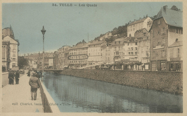 Tulle : "34. Tulle - Les quais".