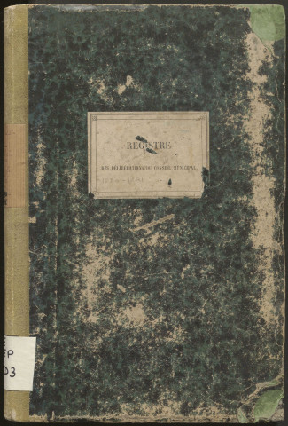 Délibérations du conseil municipal. 12 octobre 1880-22 février 1891