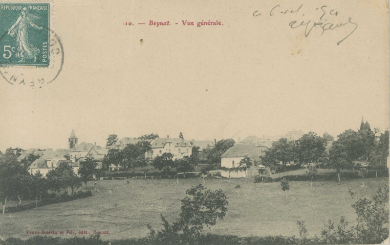 Beynat : "10. Beynat - vue générale".