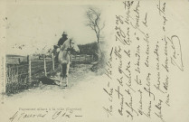 Folklore : "Paysanne allant à la ville (Corrèze)".