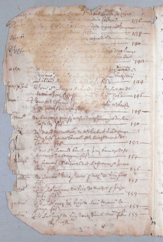 Répertoire chronologique : 1657-1677