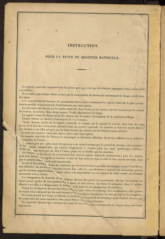 Classe 1896 : matricules 1498 à 1997.