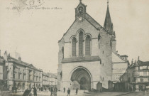 Brive-la-Gaillarde : "107. Brive - Eglise Saint-Martin et mairie".