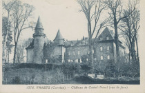 Varetz : "1376. Varetz (Corrèze) - Château de Castel-Novel (vue de face)".