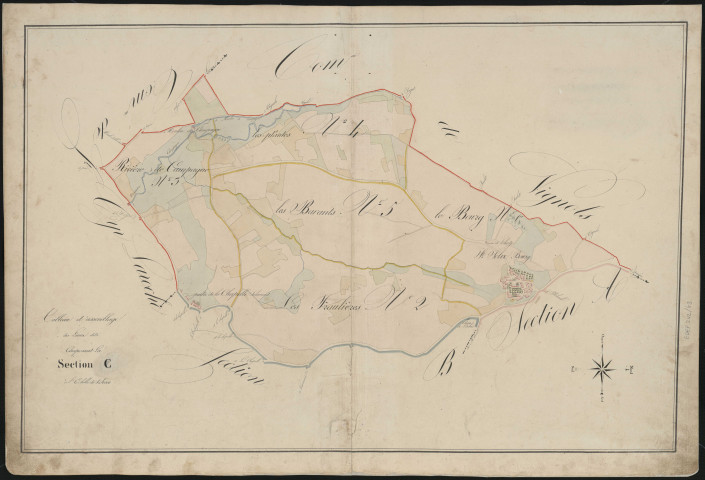 Tableau d'assemblage de la section C