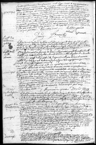 Baptêmes, mariages, sépultures (1753-1762)