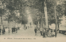 Tulle : "32 Tulle. - Promenade du quai de Baluze.".