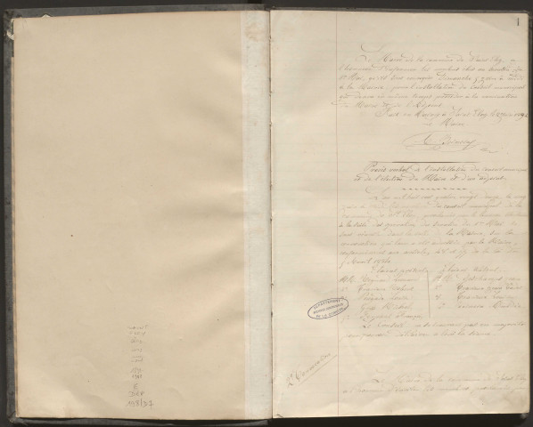 Délibérations du conseil municipal. 5 juin 1892-23 février 1911