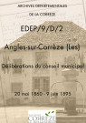 Délibérations du conseil municipal. 20 mai 1860-09 juin 1895