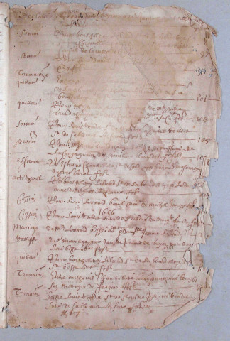 Répertoire chronologique : 1657-1677