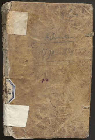 Délibérations du conseil municipal. 02 mars 1790-10 septembre 1837