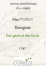 État général des fonds. 1747