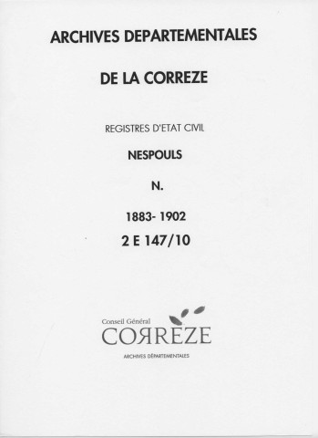 Naissances (1883-1902)