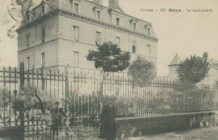 Brive-la-Gaillarde : "Corrèze - 175. Brive - La gendarmerie".