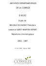 Répertoire chronologique : 17 mai 1864-3 février 1887