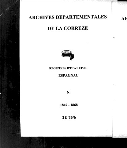 Naissances (1849-1868)