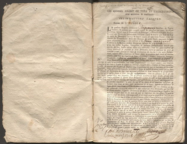 6 mars 1718-30 juin 1720