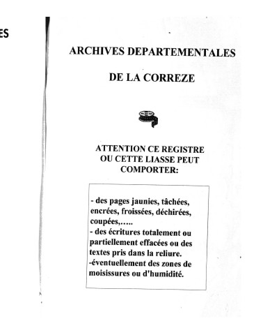 Naissances, mariages, décès (1853-1862)