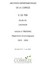 Répertoire chronologique : 20 juillet 1813-11 mai 1824