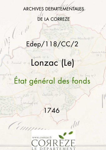 État général des fonds.