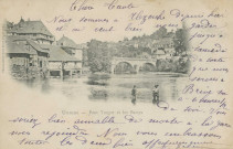 Uzerche : "Uzerche - Pont Turgot et les Barrys".
