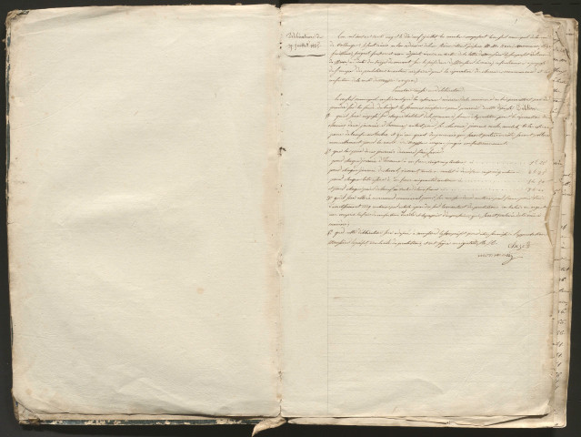 Délibérations du conseil municipal. 20 mai 1835-21 mai 1854