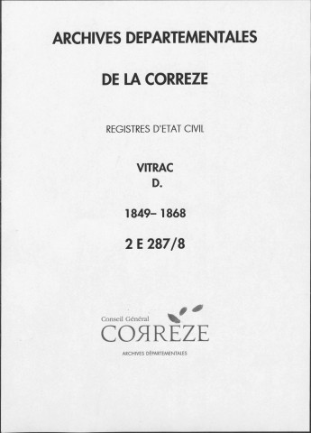 Décès (1849-1868)