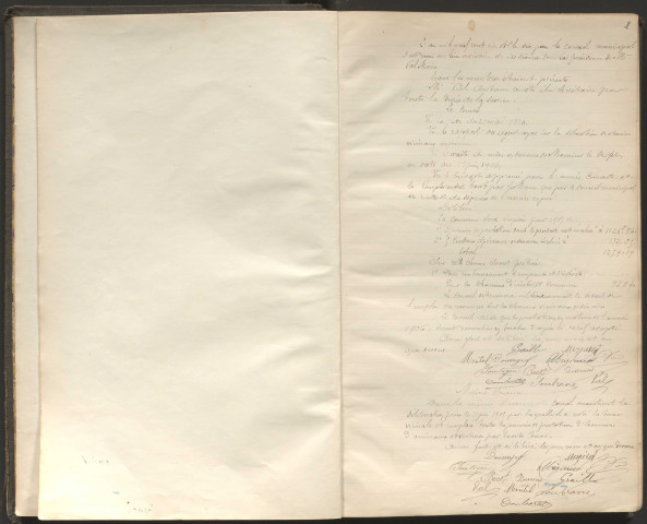 Délibérations du conseil municipal. 10 juin 1906-9 août 1942