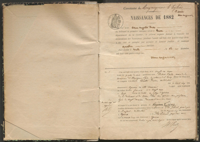 Naissances (1882-1902)