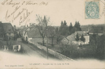 Le Lonzac : "Le Lonzac - Arrivée, par la route de Tulle".