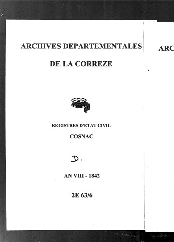 Décès (1800-1842)