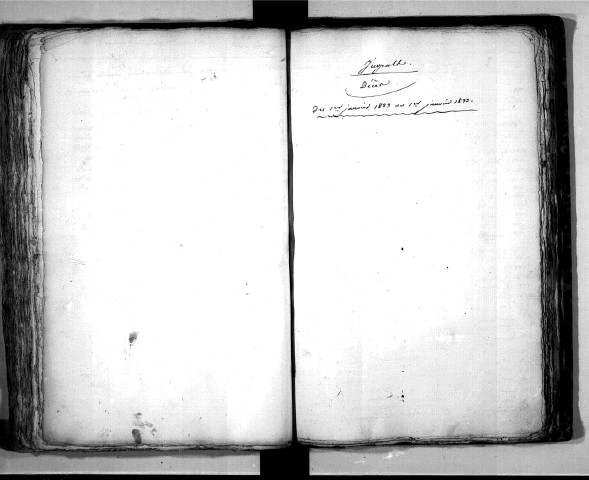 Tables décennales des mariages (1823-1832)