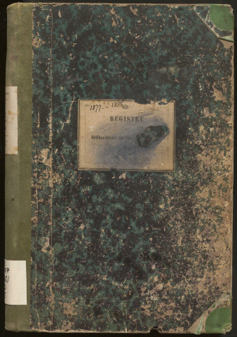 Délibérations du conseil municipal. 20 mai 1877-27 juin 1888