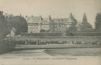 Arnac-Pompadour : "Corrèze - 13 - Pompadour - le château et l'hippodrome".