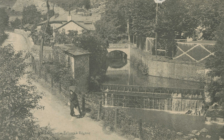 Tulle : "La Corrèze illustrée - Tulle - Souillac - Ecluses à Régnac".