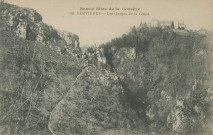 Servières-le-Château : "Beaux sites de la Corrèze - 98. Servières - Les gorges de la Glane".