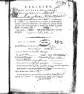 Naissances, mariages, décès (1813-1822)